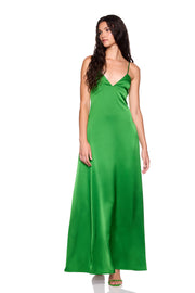 satin slip dress 42"