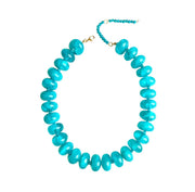 Gemelli Bailey Chunky Beaded Necklace - Teal