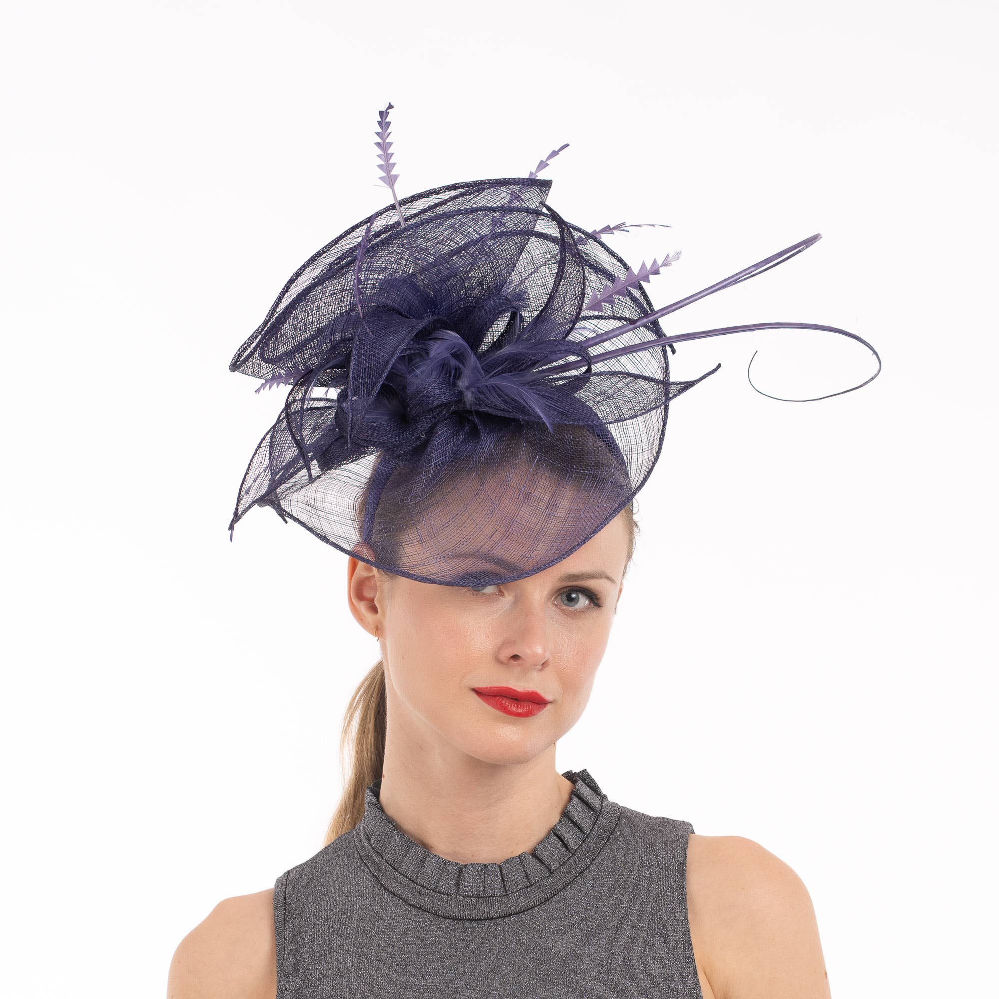 Large Sinamay Saucer Fascinator