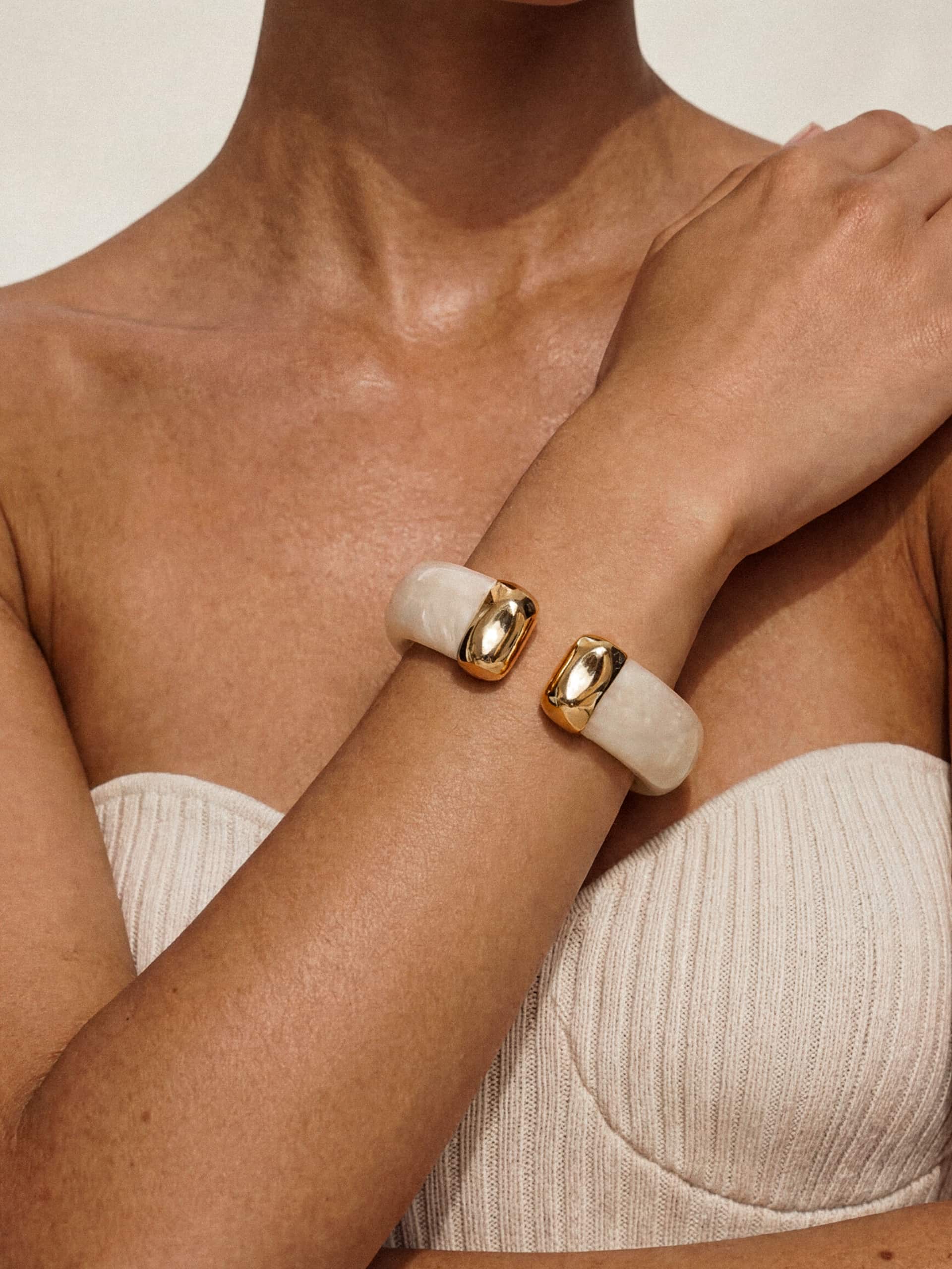Ettika Carved Relic Cuff