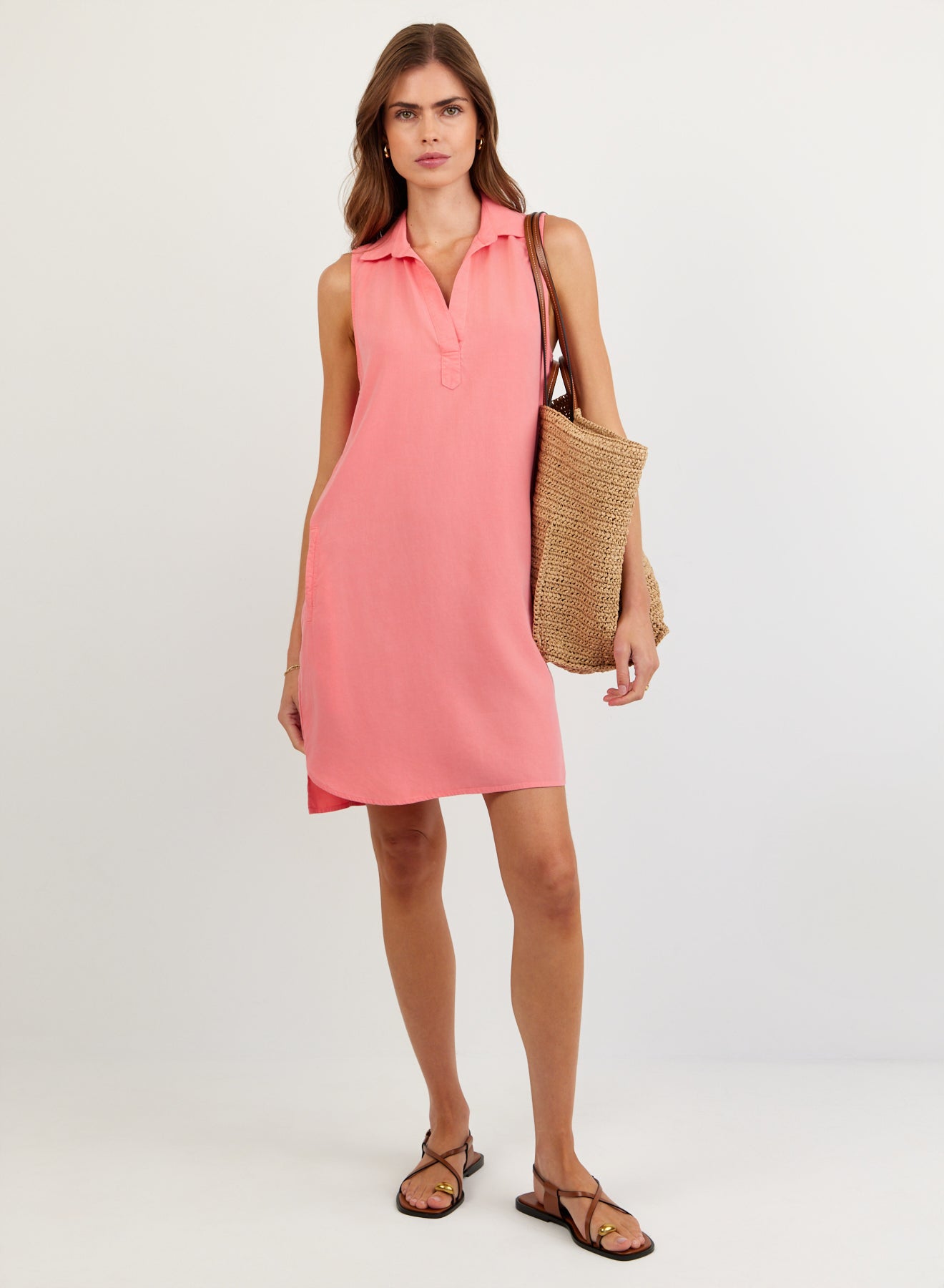 B6691-654-303 - SLEEVELESS A-LINE DRESS