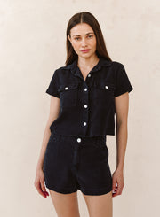 B2328-J26-614 - SHORT SLEEVE FLAP POCKET SHIRT
