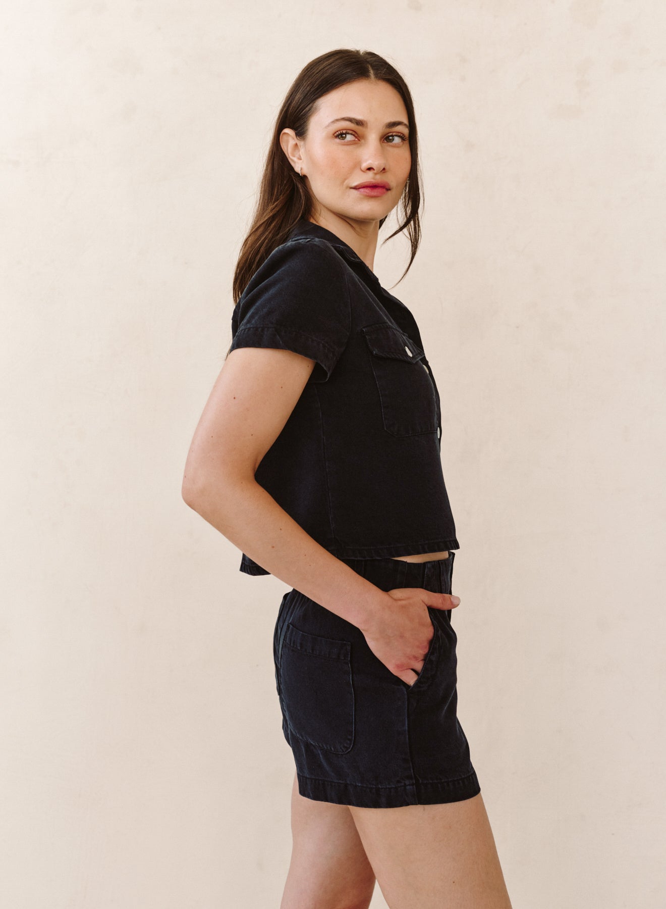 B2328-J26-614 - SHORT SLEEVE FLAP POCKET SHIRT