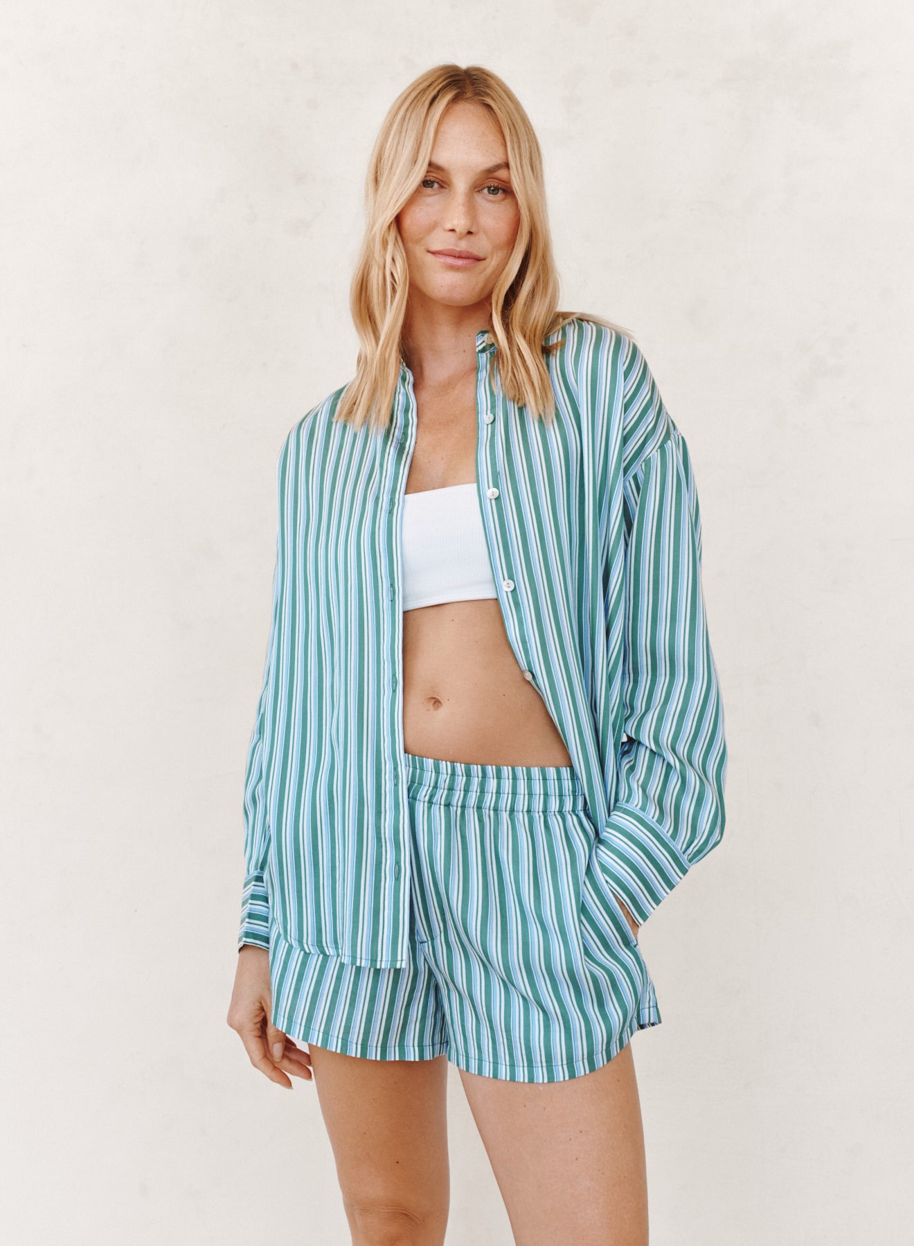 B2446-K50-304 - OVERSIZED BUTTON DOWN