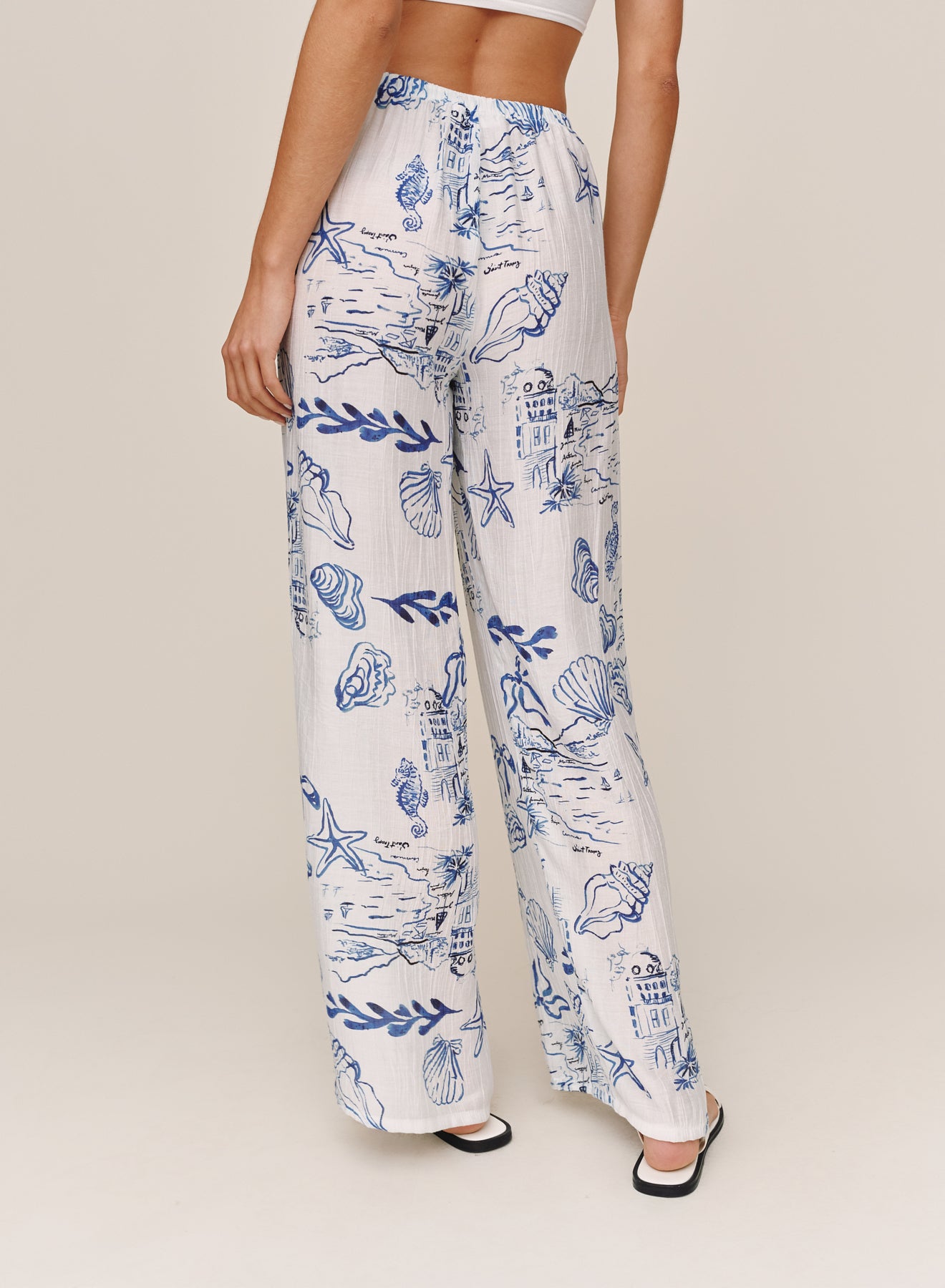B3485-K99-304 - WIDE LEG BEACH PANT