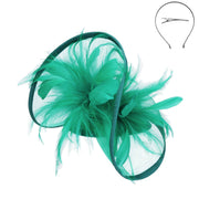 Mesh Feather Fascinator