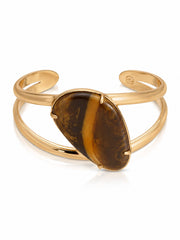 Ettika Desert Tide Cuff in Tiger's Eye