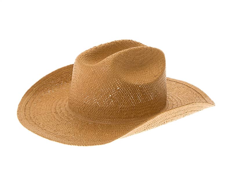 Handwoven Straw Cowboy Hat