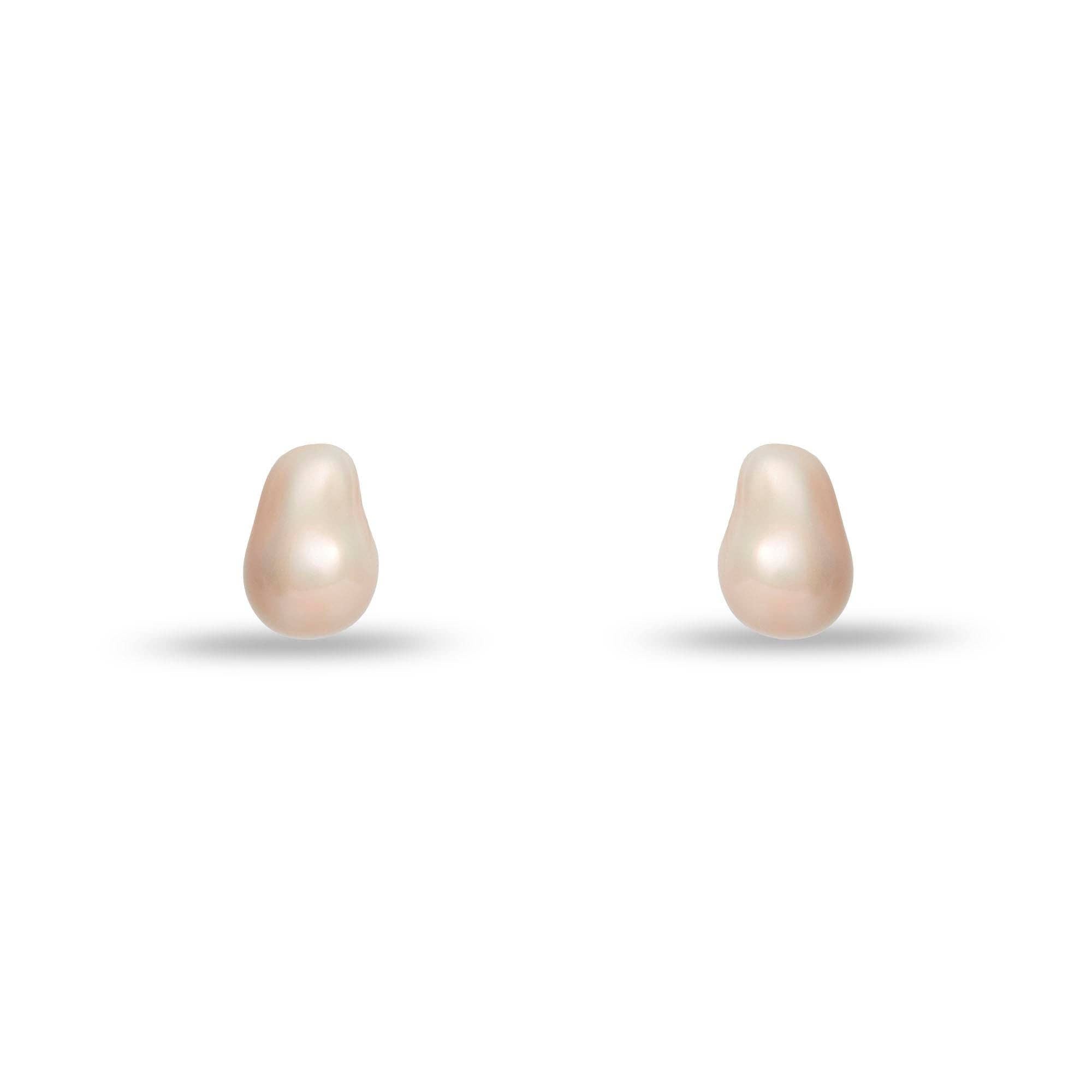Lele Sadoughi Rosé Pearl Stud Earring