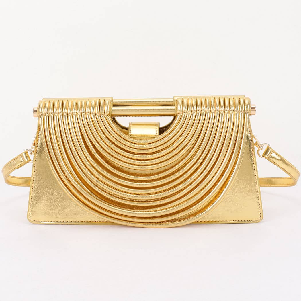Faux Leather Noodle Bag