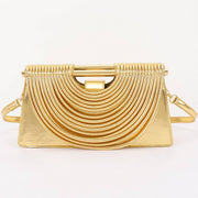 Faux Leather Noodle Bag