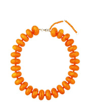 Gemelli Bailey Chunky Beaded Necklace - Orange