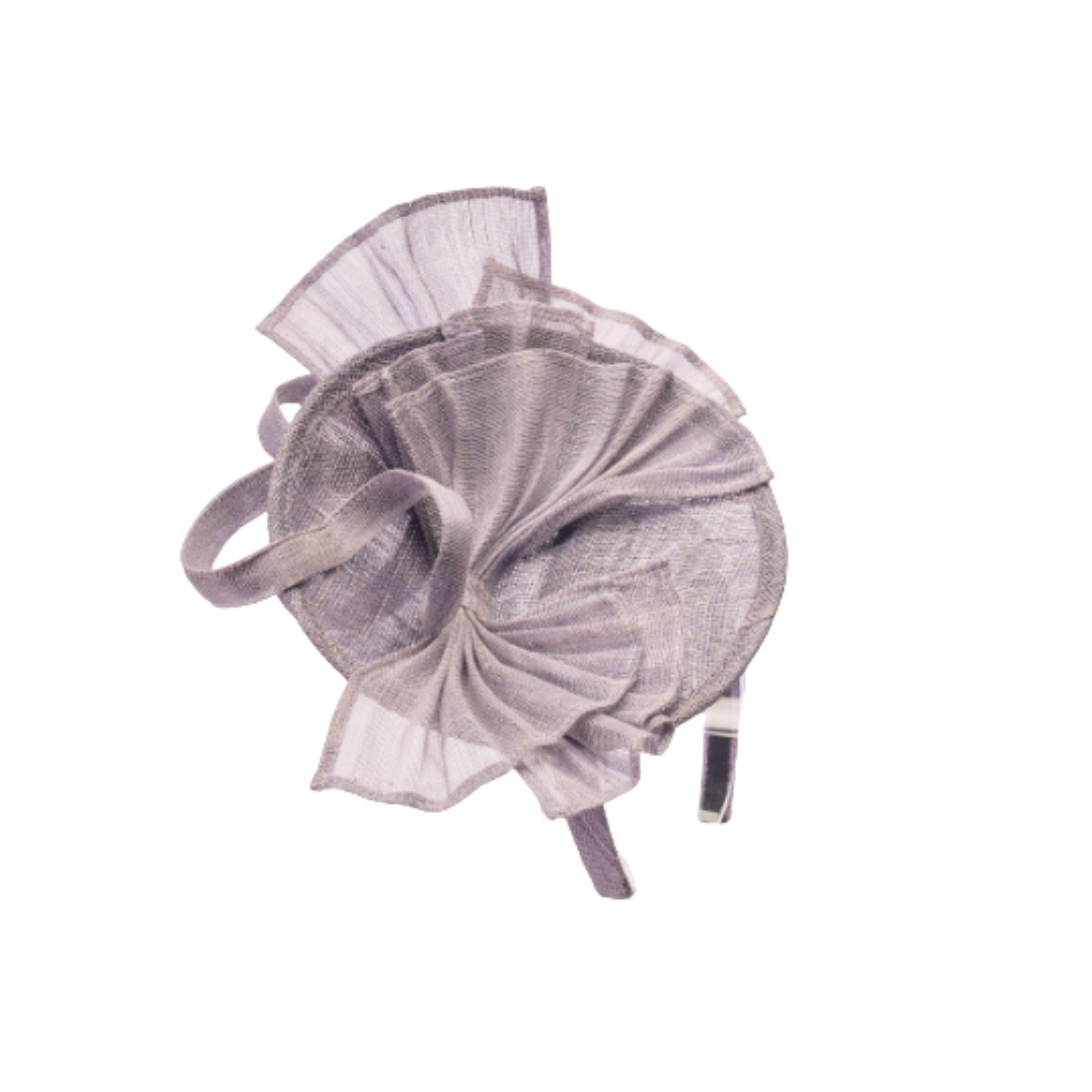 Round Sinamay Fascinator