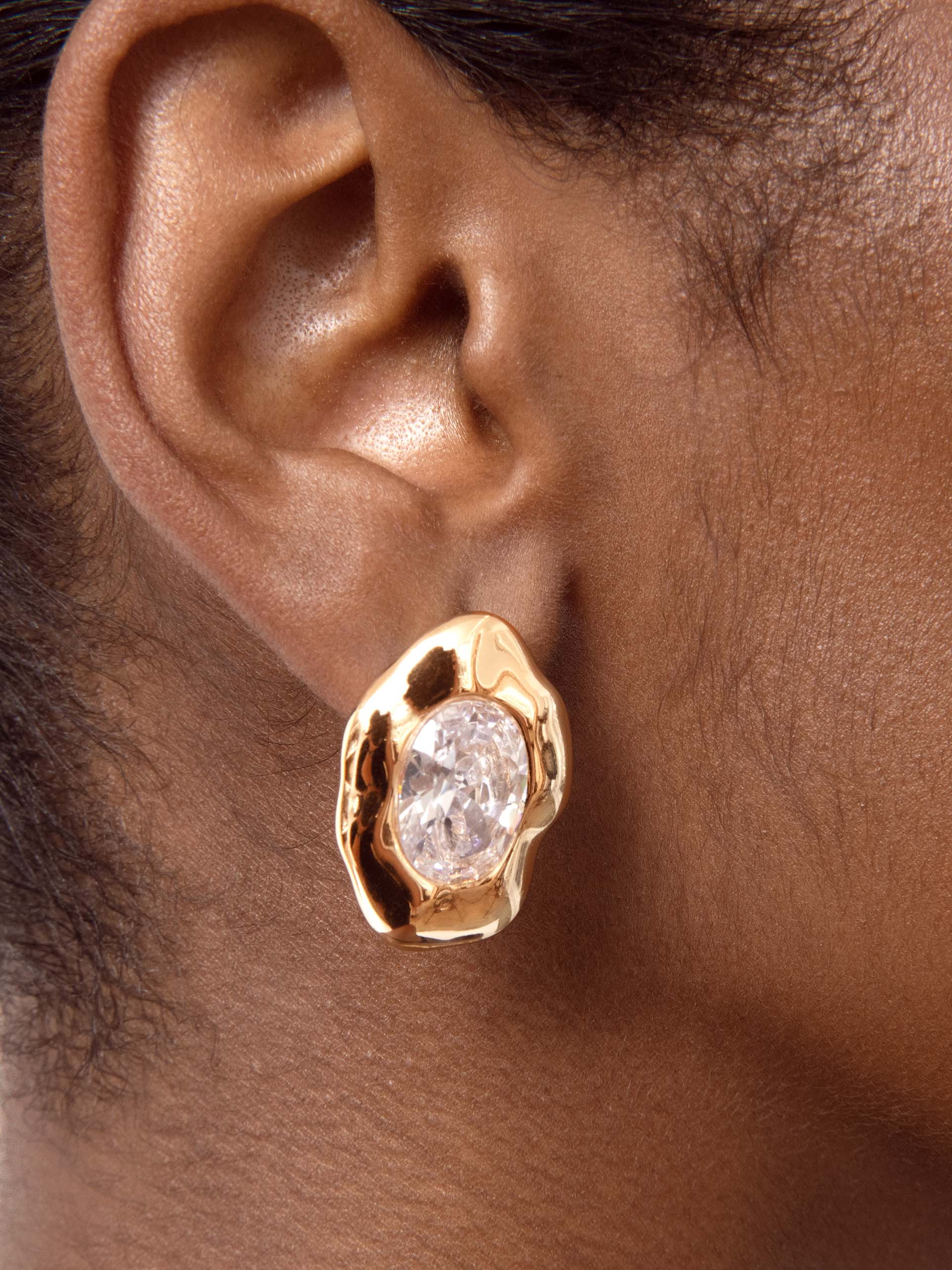 Ettika Molten Glow Crystal Studs