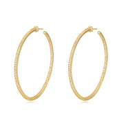 SAHIRA Brittney CZ Hoop Earring
