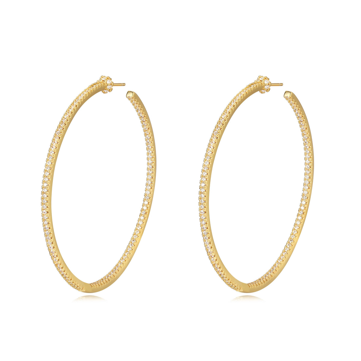 SAHIRA Brittney CZ Hoop Earring