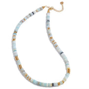 SAHIRA Amazonite Beaded Necklace