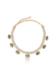 Ettika Midnight Luxe Abalone Luxe Choker