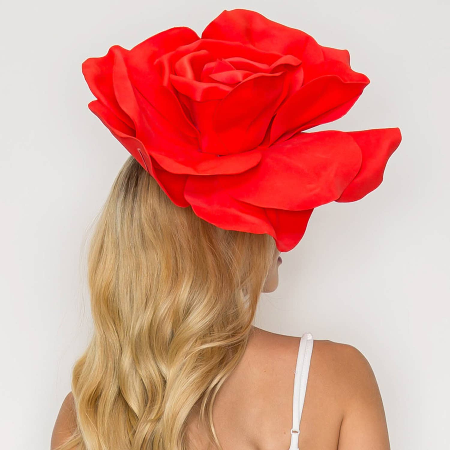 Oversized Rose Bloom Flower Fascinator