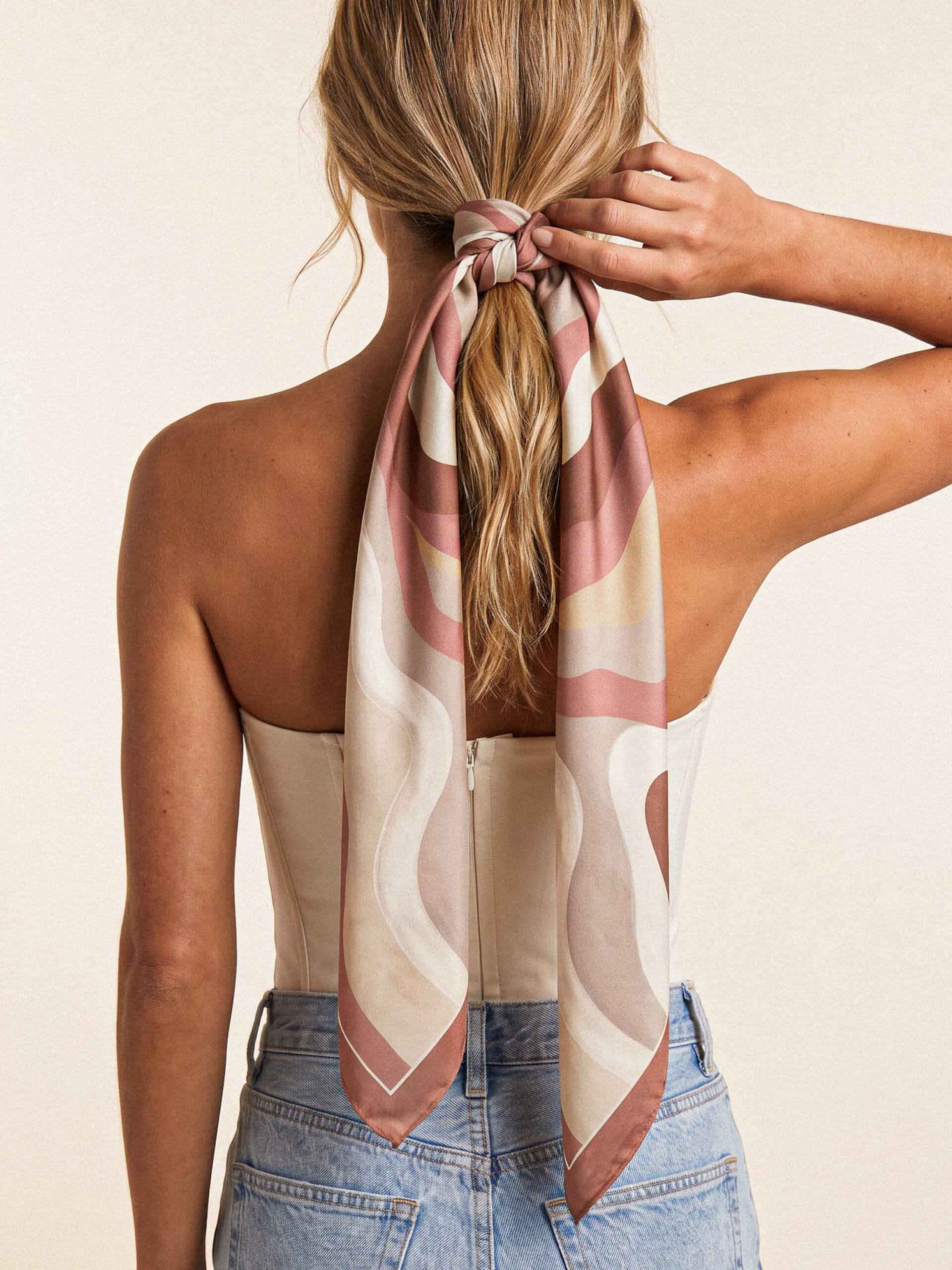 Ettika Brown Modern Organica Scarf