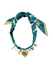 Gemelli Grayson Multi Charm Scarf Necklace