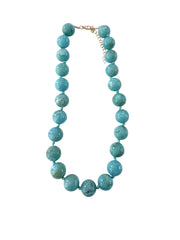 Gemelli Mabry Chunky Beaded Necklace - Turquoise