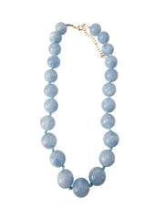 Gemelli Mabry Chunky Beaded Necklace - Light Blue