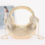 Metallic Acrylic Clutch