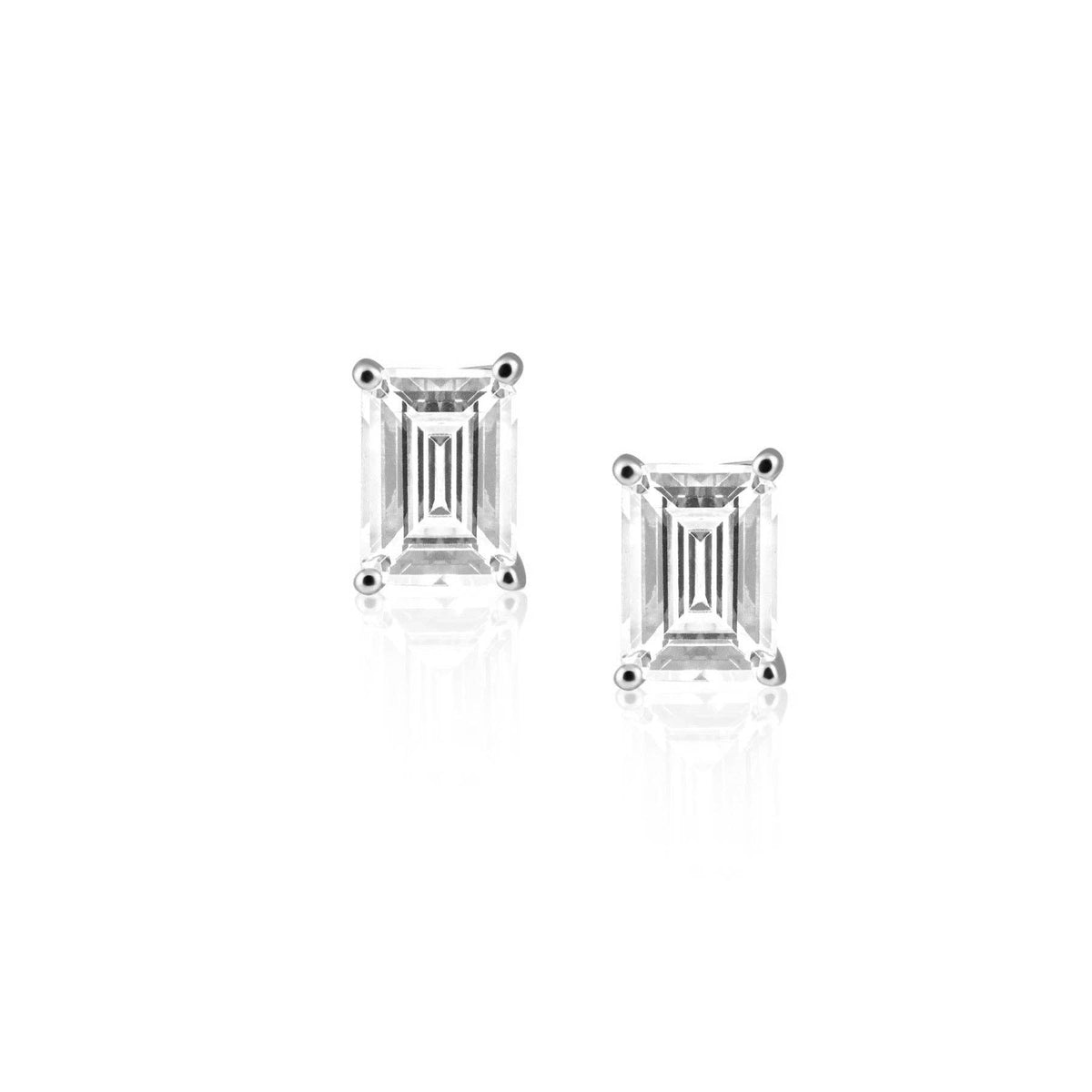 SAHIRA Katie Emerald Cut Stud Earring