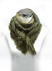 Lineta Paisley Square Bandana Scarf