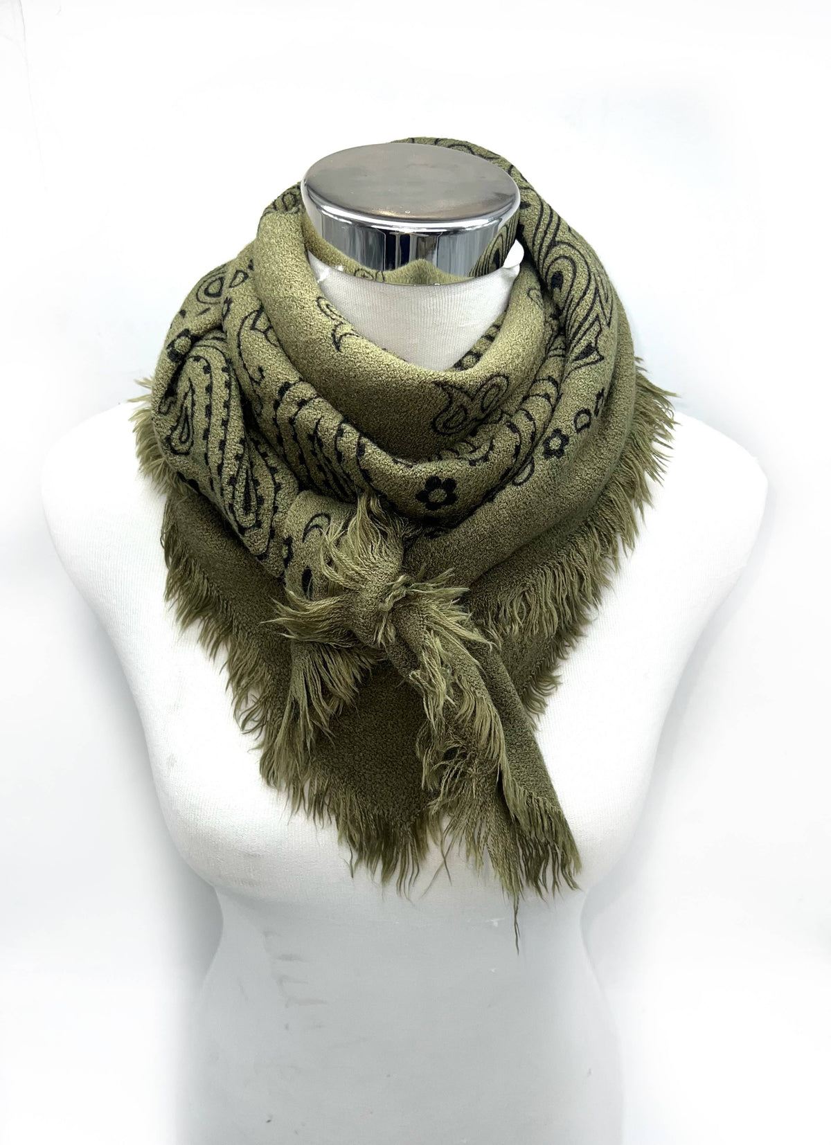 Lineta Paisley Square Bandana Scarf