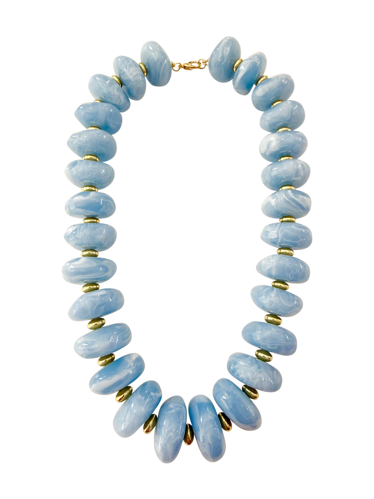 Gemelli Randi Chunky Beaded Necklace - Light Blue