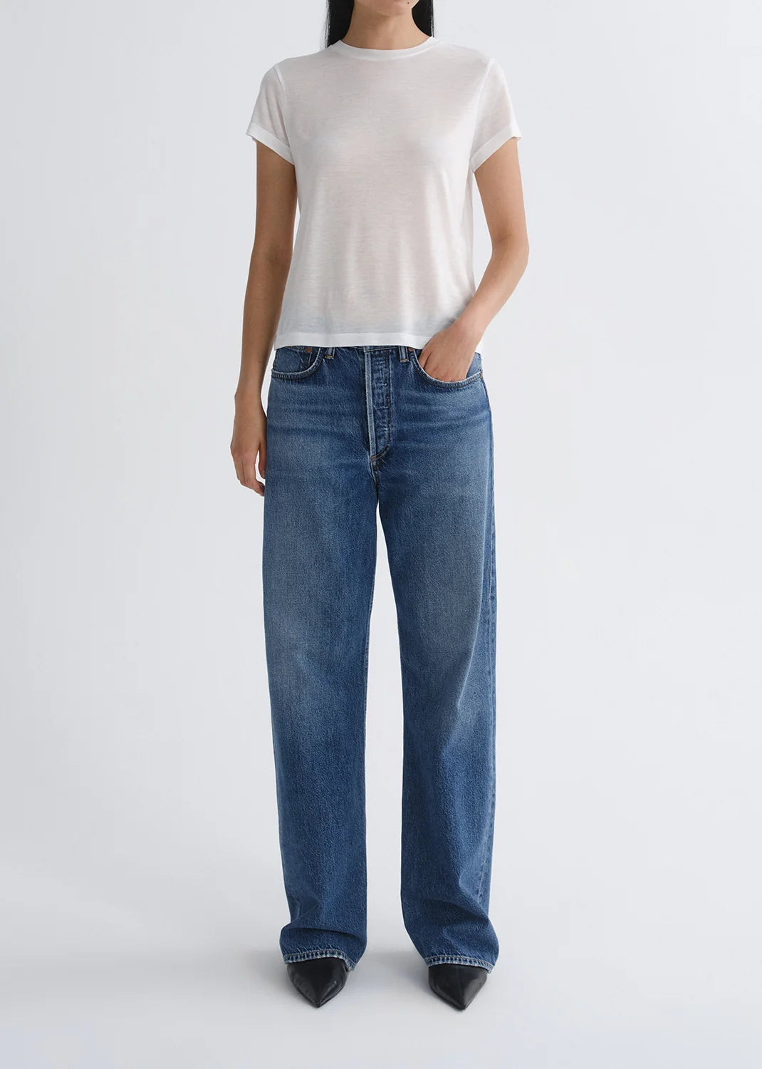 AGOLDE Vintage Loose Low-Rise Jean (Curb)