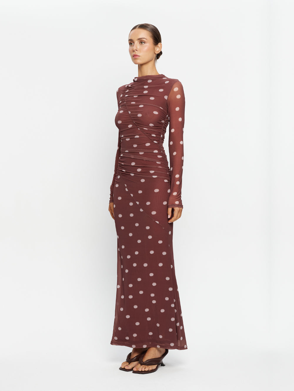 Edie Mesh Maxi Dress