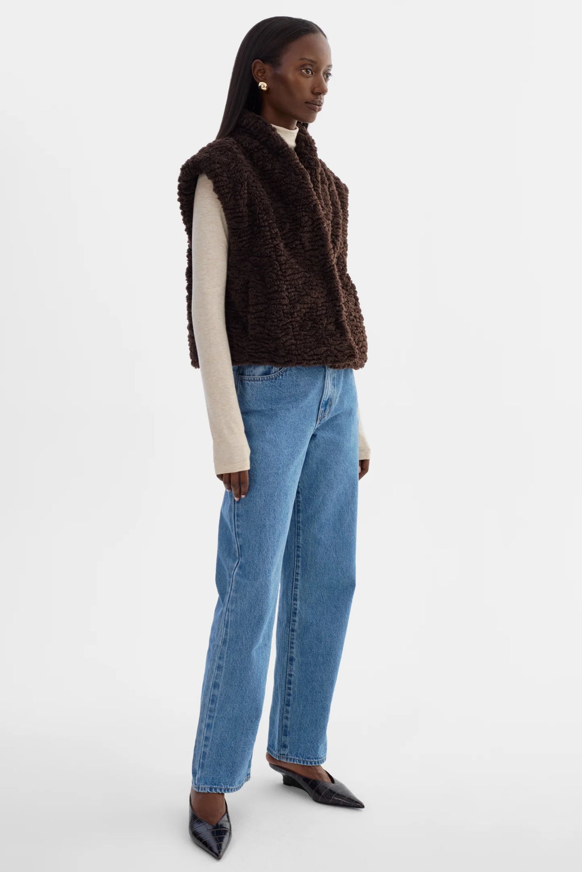 LAMARQUE Dua Reversible Sherpa Vest