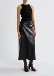 AGOLDE Hikson Skirt in Recycled Leather