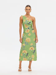 Eve One Shoulder Midi Dress