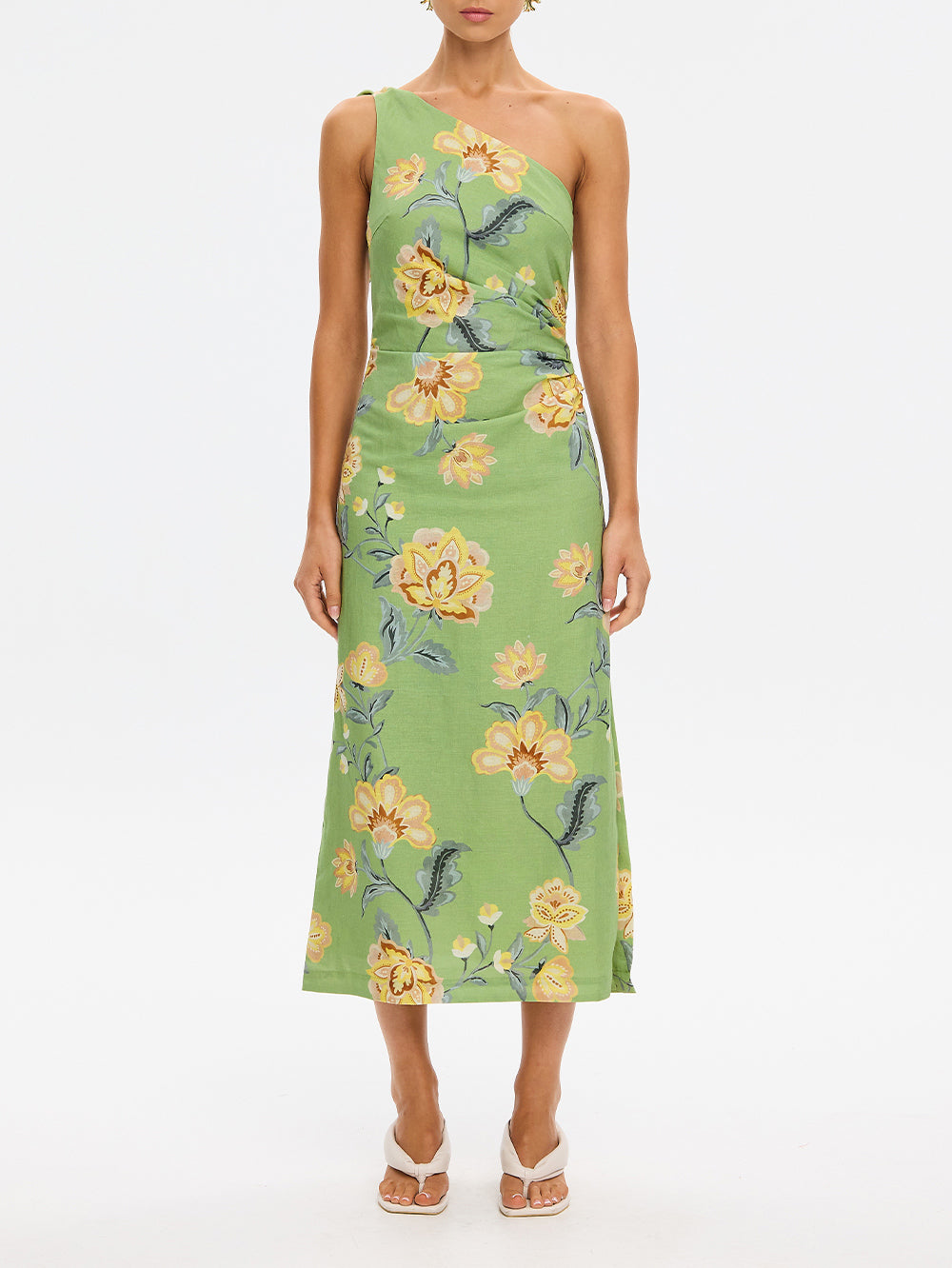 Eve One Shoulder Midi Dress