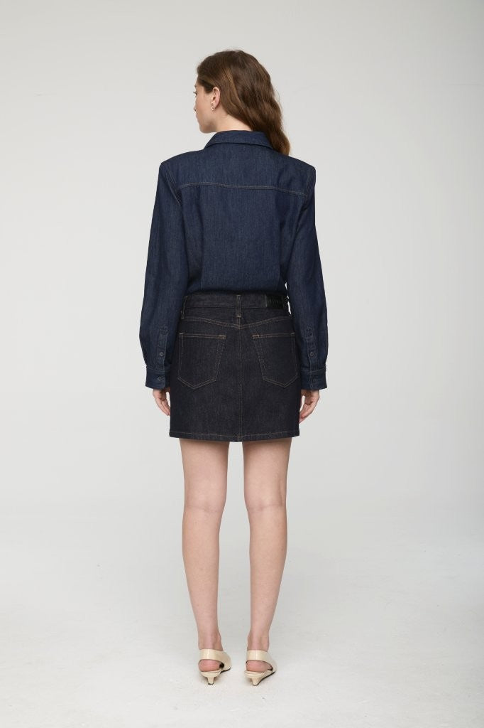 PIXIE MIX MEDIA MINI DRESS