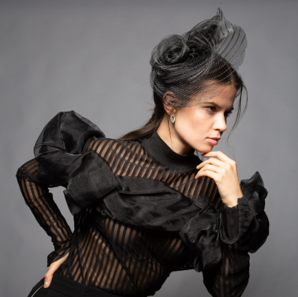 Swirl Crinoline Comb Fascinator