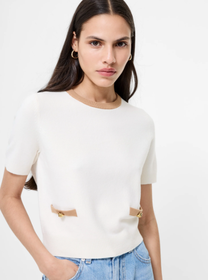French Connection Babysoft Short Sleeve Top