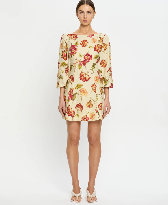 KIVARI Odessa Sleeved Mini Dress
