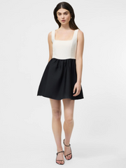 French Connection Square Neck Sleeveless Mini Dress
