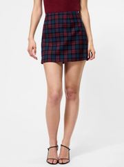 French Connection Melba Plaid Suiting Mini Skirt