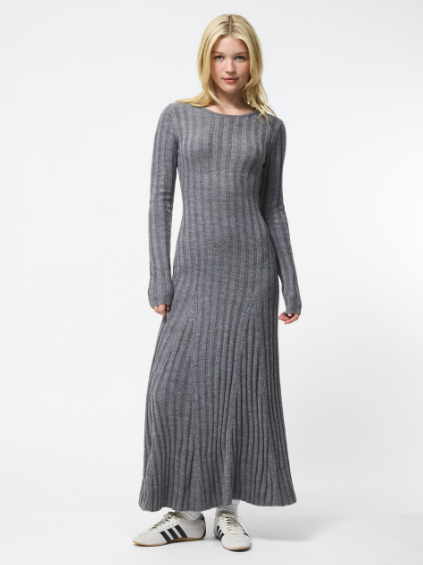 French Connection Babysoft Fit Flare Midi Dress