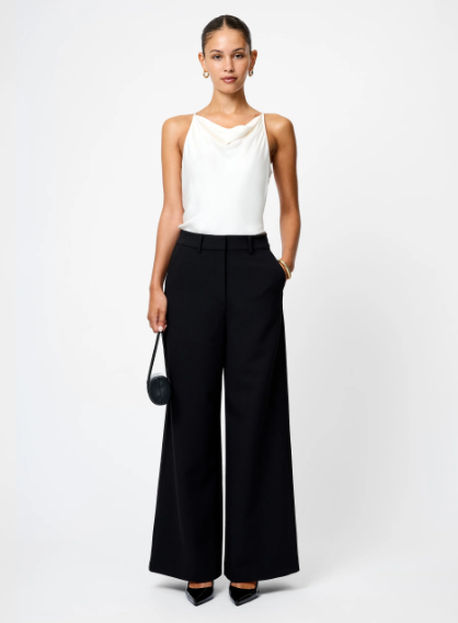 French Connection Azra Twill Wide Leg Pant