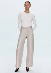 Pistola Tate High Rise Bowed Wide Leg Jean
