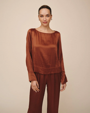 Bella Dahl Long Sleeve Split Back Pullover