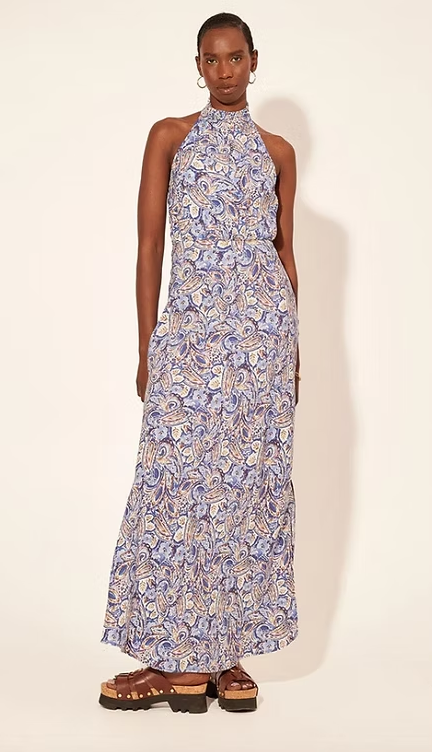 KIVARI Dakota Halter Maxi Dress