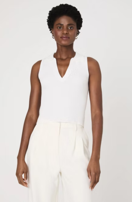 French Connection Mozza V-Neck Sleeveless Sweater